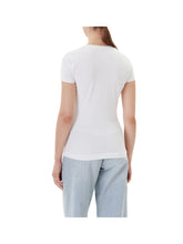 GUESS 1 USCITA Guess T-Shirt Ss Triangle Flowers Donna Bianco Bianco